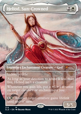 Heliod, Sun-Crowned Secret Lair Drop - Valentine's Day Art